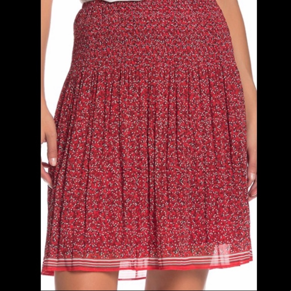 Max Studio Floral Print Skirt